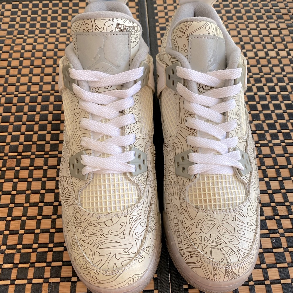 Air Jordan retro 4 laser BG 6y